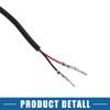 Spoiler Universal para Coche ABSOPRO con Luces LED Rojas 1,2 m/1,2 m Kit de Labio Spoiler para Maletero de Coche Barra Spoiler Tira de Luz Trasera para Coche Patrón de Fibra de Carbono de Goma