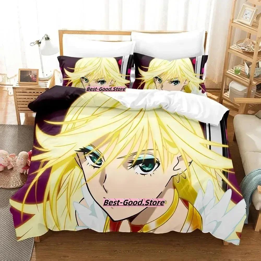 New Anime Panty Stocking Bedding Set Duvet Cover Sheet Printed Bed Set Pillowcase Bed Full Queen King Size Comforter Bedroom