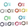 Elastic No Tie Shoelaces Semicircle Shoe Laces For Kids and Adult Sneakers Shoelace Quick Lazy Locks Laces Shoes Strings