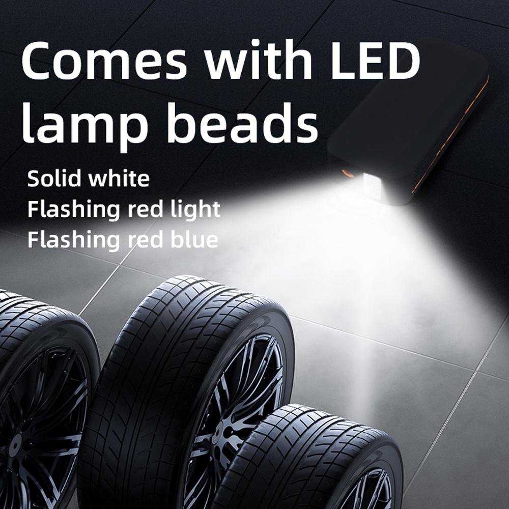 Taşınabilir Araba Hava Pompası 150PSI Kablosuz Hava Kompresörü LED Işıklı El Tipi Elektrikli Lastik Şişirme Cihazı