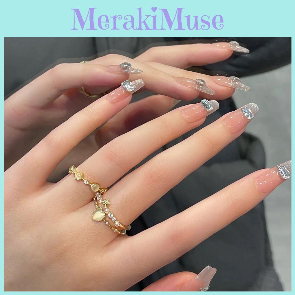 Xs S M L Sizes Available In Cat Eye Flashy Minimalist Pure Desire Starry Sky Nail Sticker