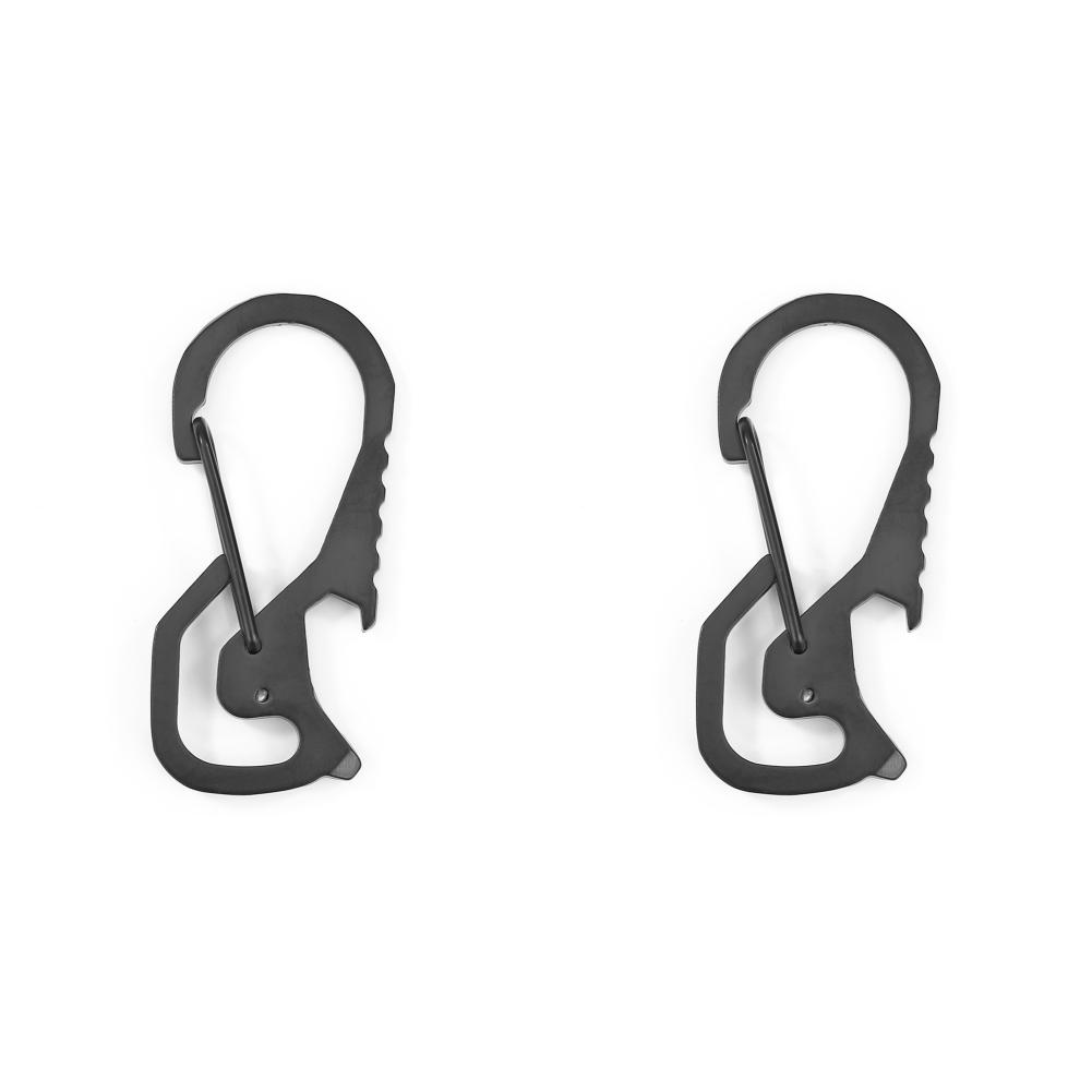 

Keyring Bottle Opener Stainless Steel Pocket Keychain Carabiner Multifunctional Mountaineering Buckle Practical Hiking Equipment