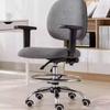 Chair Foot Rest Rings Anti Slip Steel Base Footrest Easy Setups Modern Living Room Office Stool Accessory Y5GB