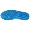 Jordan Air Jordan 1 Cow Split Leather Cushioning Low Top Vintage Basketball Shoes Men's Blue White 553558-404
