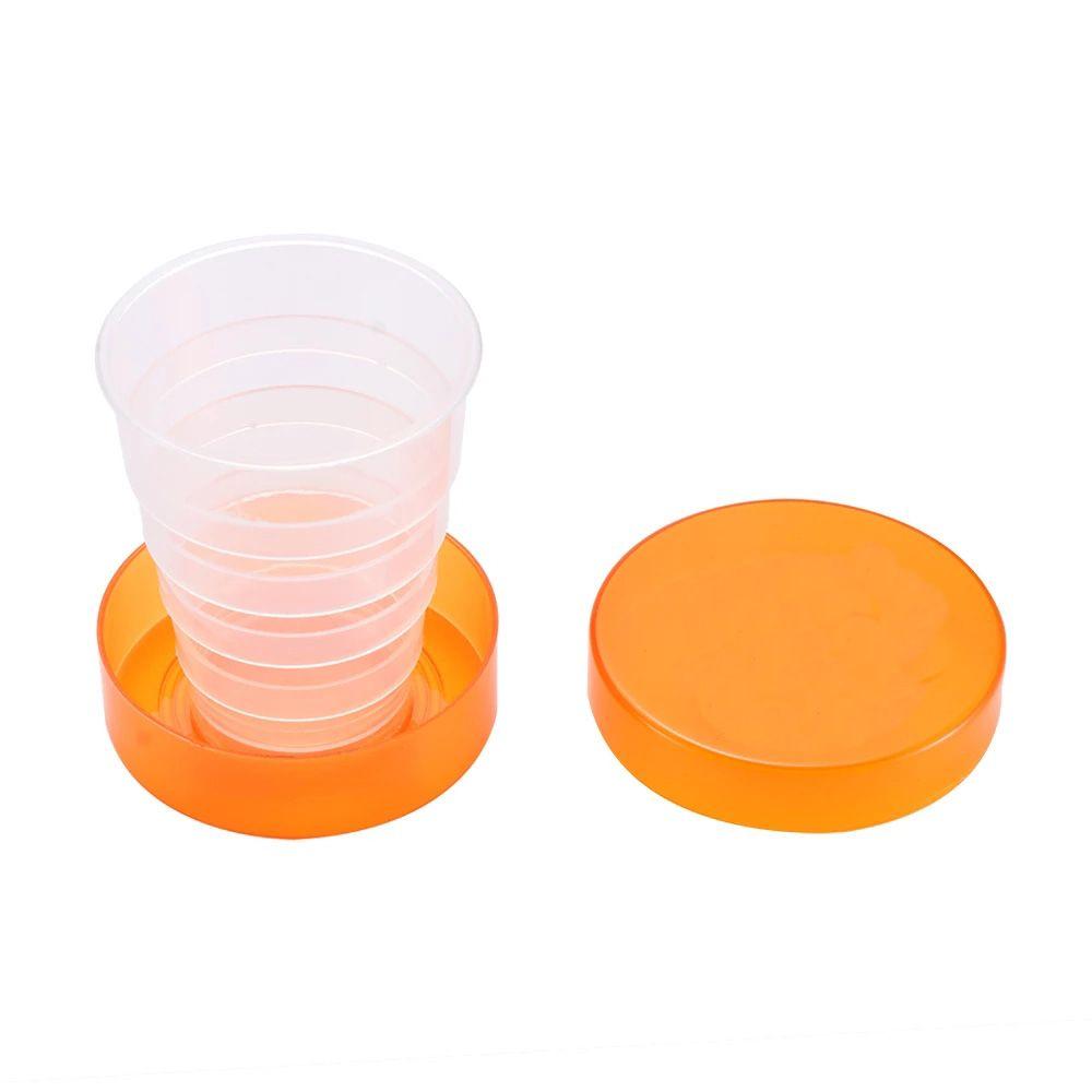 Camping Kitchen & Dining Folding Portable Coffee Cups Drinking Mug Collapsible Plastic Cup Telescopic