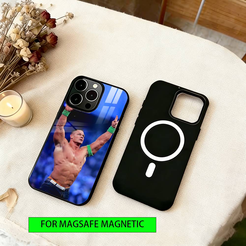 Wrestler John Cena Phone Case For iPhone17,16,15,14,13,12,11 Plus,Pro Magnetic For Magsafe Wireless Charging