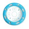 40 Inch Round Floating Card Table for Pool Inflatable Pool Game Table with Fruit Drink Holder Floating Card Game Tray for Summer