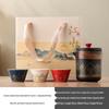 National Trend Ceramic Travel Tea Set - Portable Business Souvenir, Cultural Creative Gift with Custom Logo Option