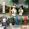 Temple Motorcycle Building Blocks Toy for Kids, Includes Lloyd Kai Minifigures and Weapons, Creative Gift for Boys