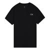 Li Ning Fashion Loose Cotton Versatile Short Sleeve Comfortable Long Pants Casual Set Unisex sets Black Navy-Blue W871-1+V809-2