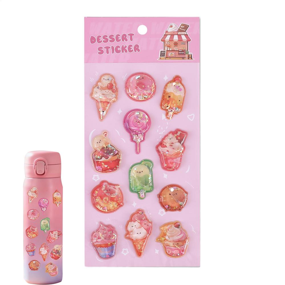 

Creative Cartoon 3D Relief Stickers Scrapbooking Journal Cute School Office Stationery Sticker Embossed Adorable Assorted Decals
