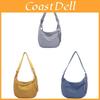 Borsa a tracolla minimalista giapponese di grande capacità con chiusura a zip per donna