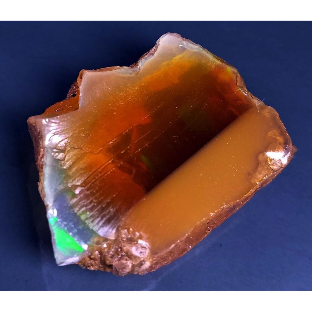 44-45 Ct Natural Opal Raw Rough Fire Opal Ethiopian Stunning Certified Gemstone