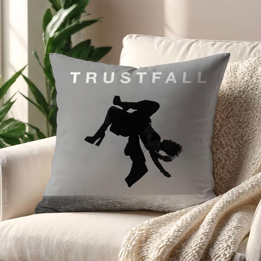 Singer T-Trustfall Pink cushion cover Pillow Cover Decoration Room Home Sofa living Office Car Nordic Simplicity