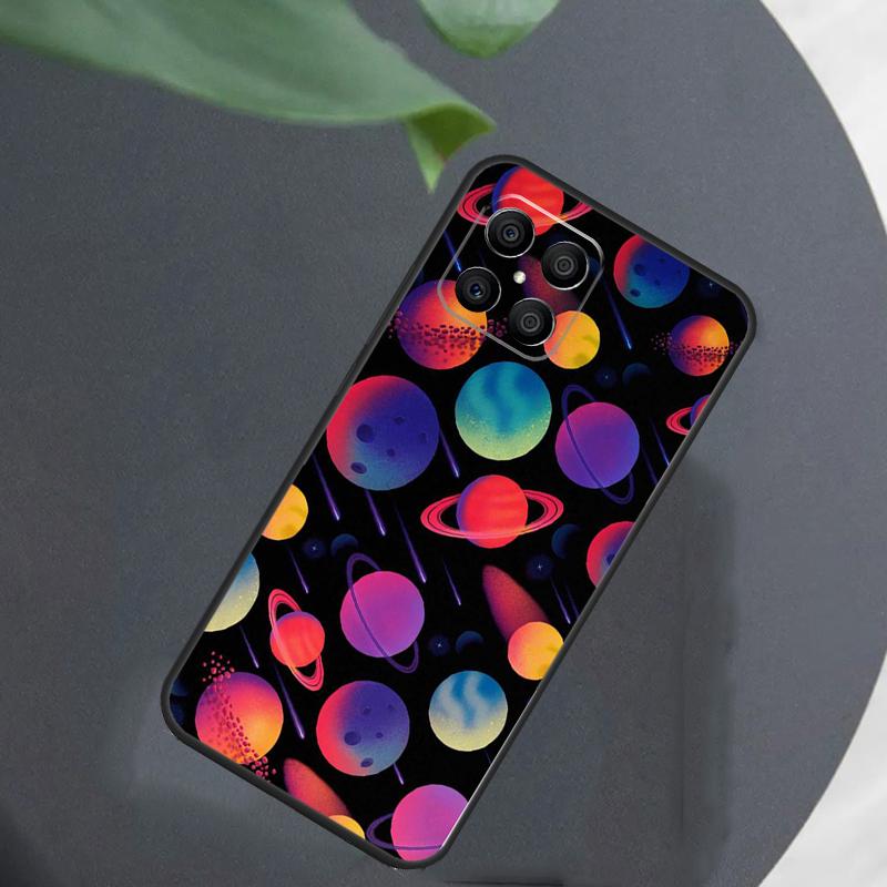 Outer Space Planet Stars Moon For Honor Magic 8 7 6 Pro Case For Honor Win RT X9d X9c X9b X9a X8c X8b 50 70 90 200 400 Lite