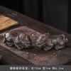 Purple Clay Pi Yao Tea Pet Pair Handcrafted Wealth Symbol Mythical Creature Tea Tray Ornament for Gongfu Tea Home Office Decor