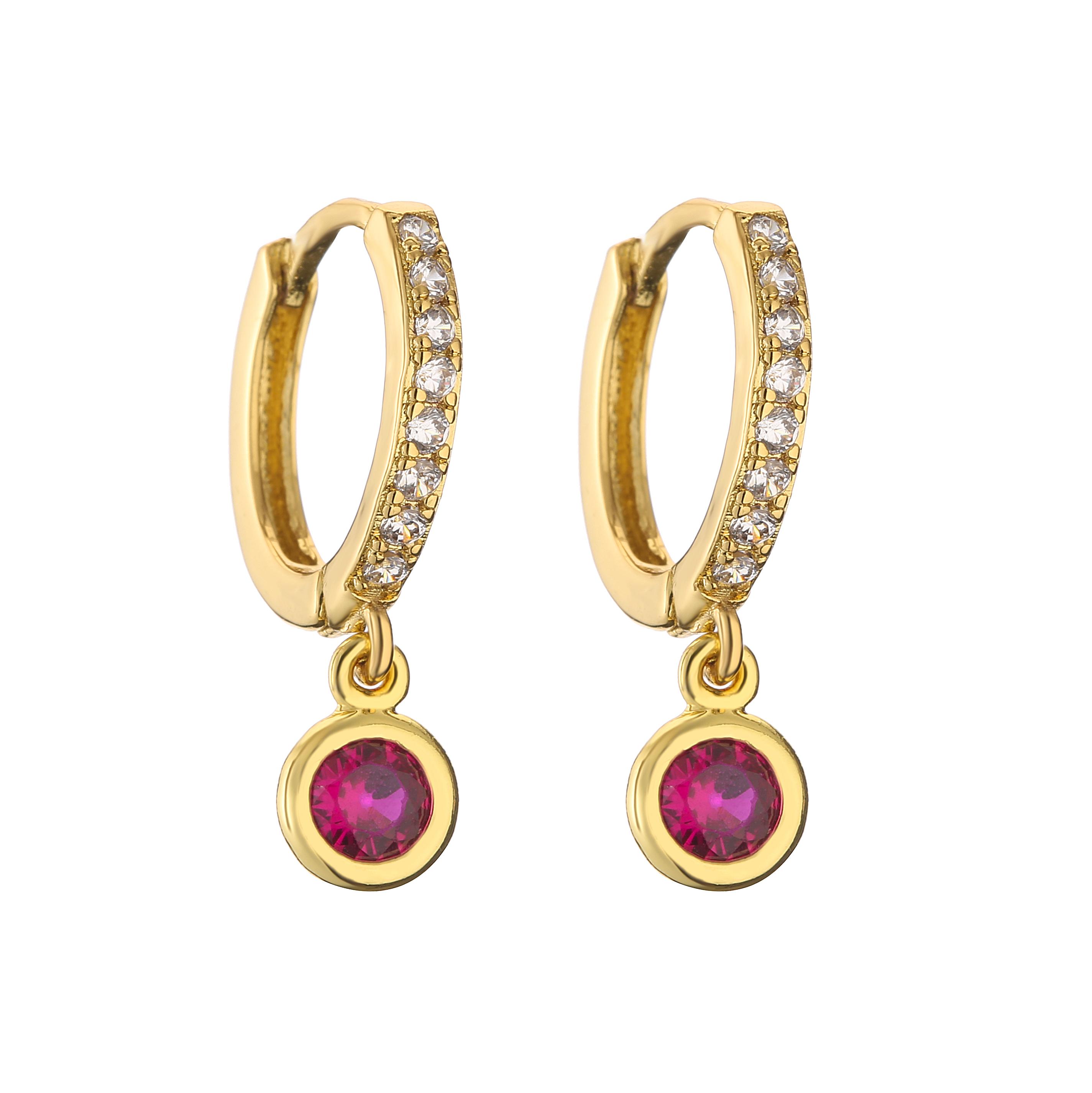 

HECHENG,AAAAA CZ Element Small Hoop Stud Earrings For Women ,Sweet Drop Earrings Wholesale Wedding Party Gift