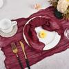 Bali Gauze Pleated Napkin - Rustic Bohemian Wedding & Party Table Decor