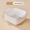 XuanYong Extra-Large Double-Layer Kitchen Drain Baskets (2-Pack)