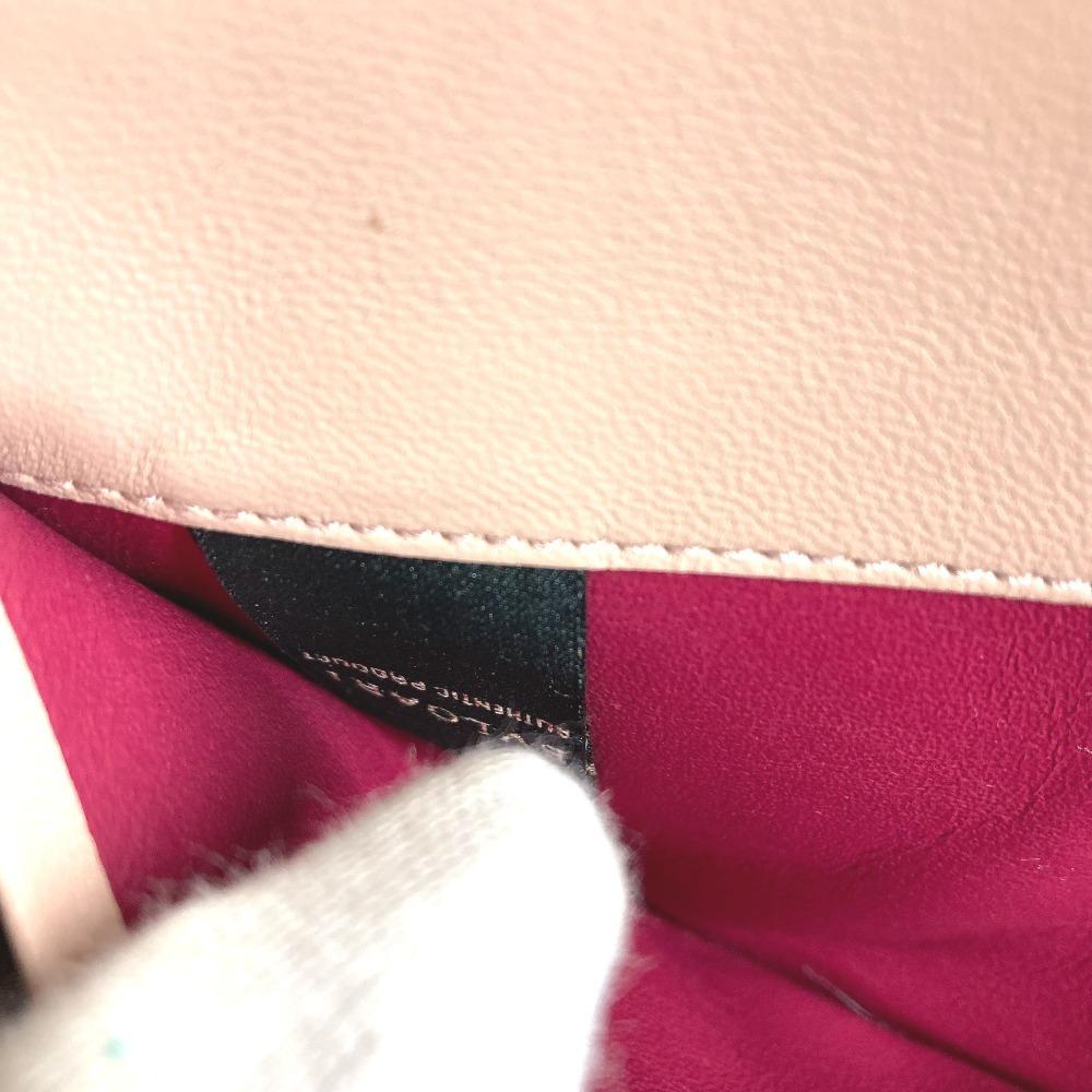 BVLGARI Bulgari Bulgari Logo Clip Bi-fold flap Long Wallet Leather Red