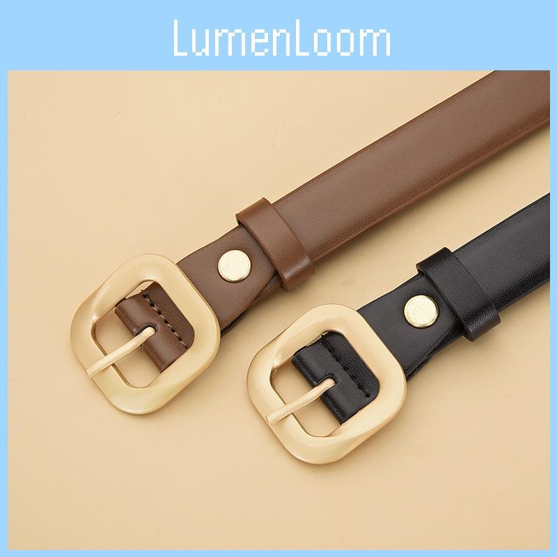 Simple Pu Leather Belt With Alloy Pin Fastener For Modern And Casual Attire
