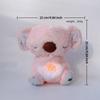 Nouveau koala en peluche avec lumière respirante de 28 cm pour enfants et bébés, poupée apaisante avec musique pour dormir, artefact de sommeil, cadeau