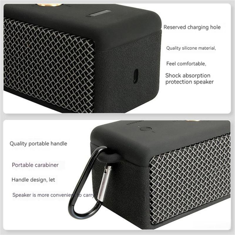 Dust-proof Silicone Case Shell Compatible For Marshall Emberton Bluetooth-compatible Speaker