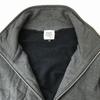 ABX High Neck Full Zip Sweat Blouson Outerwear 2 Men M Gray Ribbed Sleeves ABX(USED)
