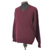 Dunhill Sport Cashmere V-Neck Sweater Men's L Wine Red Golfwear Japan Tag(USED)