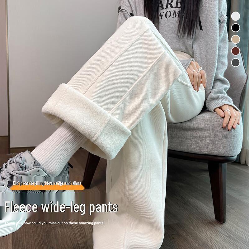 

Handu Yishe Women s High-Waist Slim Straight Banana Pants M