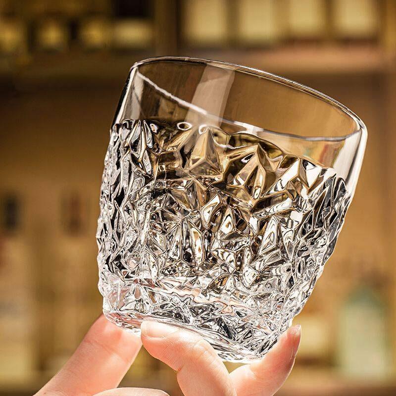 Christmas Gifts High-appearance-level Water Cups Creative Crystal Glass Beer Spirits Cups Bar Whisky and Foreign Wine Glasses