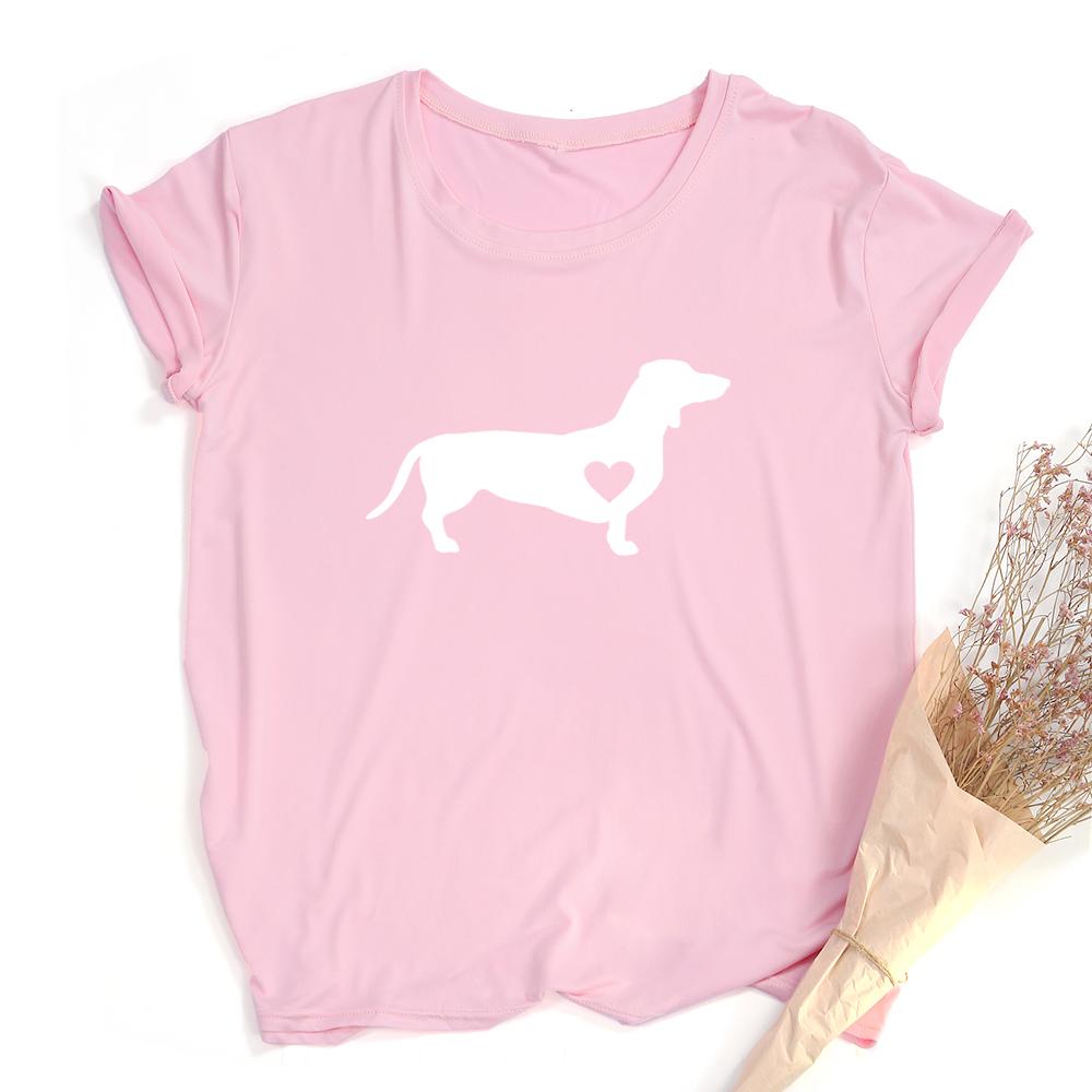 Dachshund Love Dog T Shirt Doxie Shirt Wiener Dog Shirt Streetwear Tumblr T Shirts Women Causal