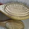 Steel Needle Anti-static Scalp Massage Comb with Nanmu Bamboo Handle