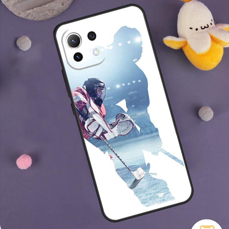 Ice Hockey Player Case For Xiaomi 15 14 Ultra 13T 14T 15T 17 Pro Max POCO F7 F5 F6 X5 X6 X7 Pro F8 Ultra Cover