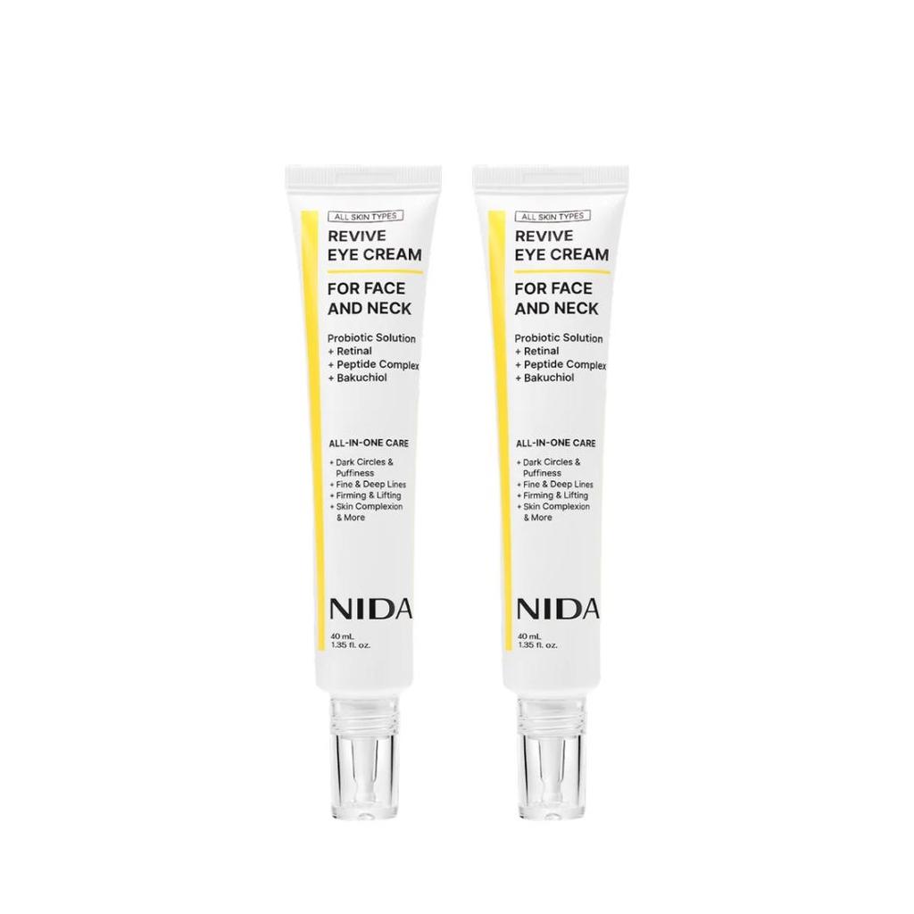 Nida Koreanisches Hautpflege-Set PDRN Peptid Serum Augencreme Feuchtigkeitsspendende Gesichtscreme