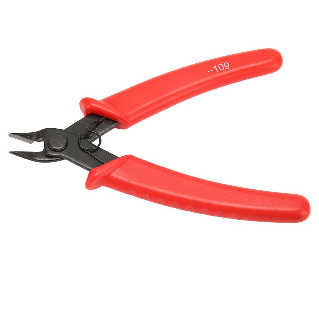 2Pcs Micro Wire Cutter Sturdy Steel Silicone Handle Easy Operation Mini Flush Cutter for Electronics Repair Cutting