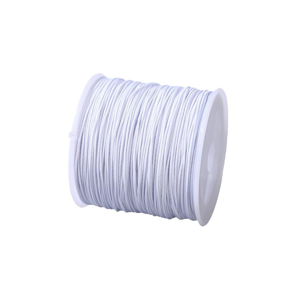 Colorful Core-Spun Elastic Cord for DIY Jewelry & Bodhi Bracelets - Wear-Resistant and Perfect for Knotting