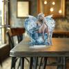 2D Flat Goddess of Ice Acrylic Desktop Decoratio, with Base, Suitable for Wall Decoration, Porch, Room, Villa, Accents Home, Hallway, or Workplace - R