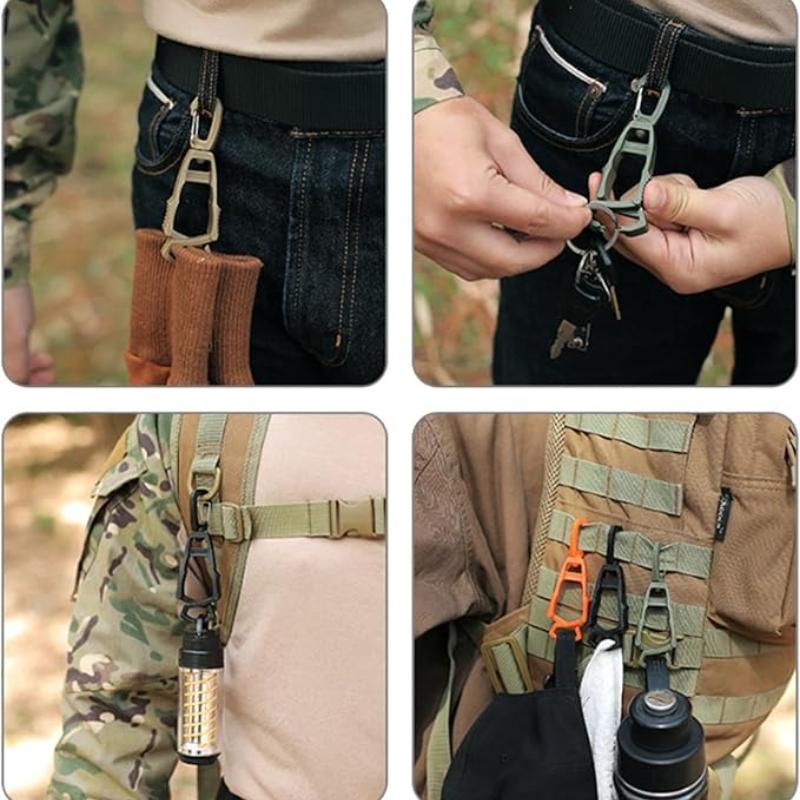 5pcs MultiPurpose Hook Plastic Clip Portable Polyoxymethylene Labor Protection Glove Clip Glove Anti Loss Clip Mountain Climbing