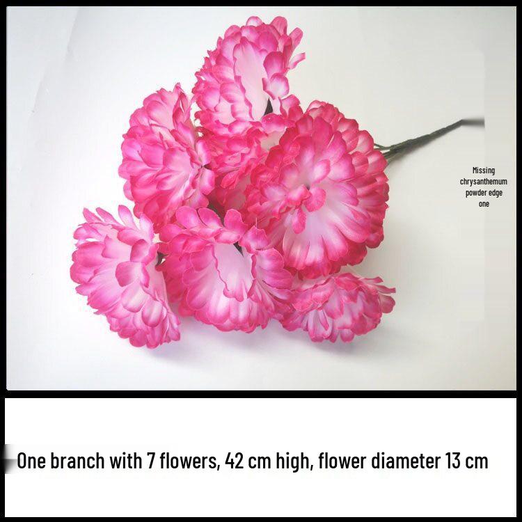 Chrysanthemum Silk Flowers for Qingming Festival Grave Offerings