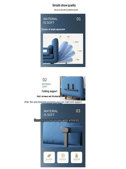 Convertible Sofa Bed for Small Apartments - Dual-Use, Lazy Living Room Furniture, Multifunctional Double or Single Option