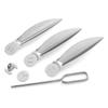 22-1/2-Inch One-Touch Cleaning System Kit For Weber Grills Silver