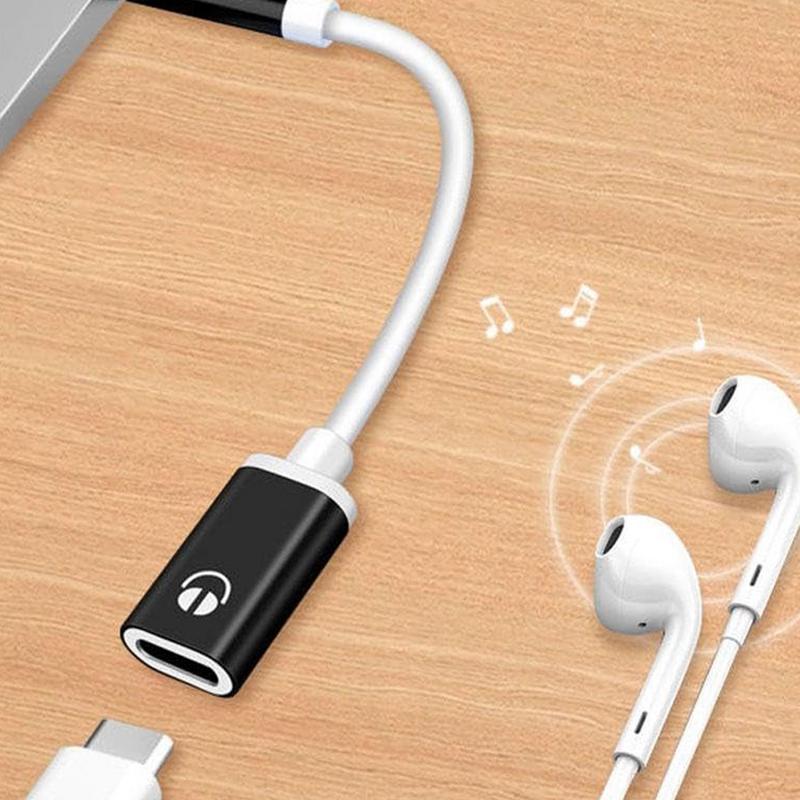 3.5mm Male To Type-C Female Headphone Aux Cable Converter Type C Earphone Adapter Type-C Converter Earphone Adapter