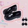 Fashion Shoes Woman Flats Dress Med Fretwork PU Rubber Shoes Woman Flats Dress Rubber Fretwork Med