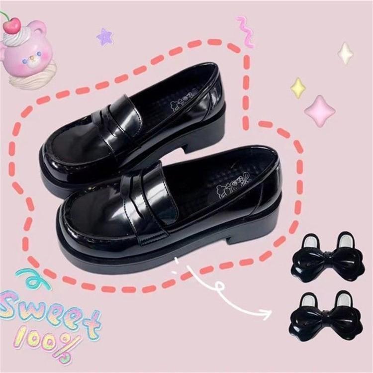 Fashion Shoes Woman Flats Dress Med Fretwork PU Rubber Shoes Woman Flats Dress Rubber Fretwork Med