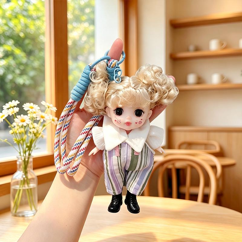 15cm BJD Lolita Doll Mobile Phone Pendant Toy - Trendy Birthday Gift for Girls