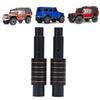 2Pcs RC Rear Axle Tube Brass Remote Control Car Axle Tube Set for Axial SCX10 Pro 1/10