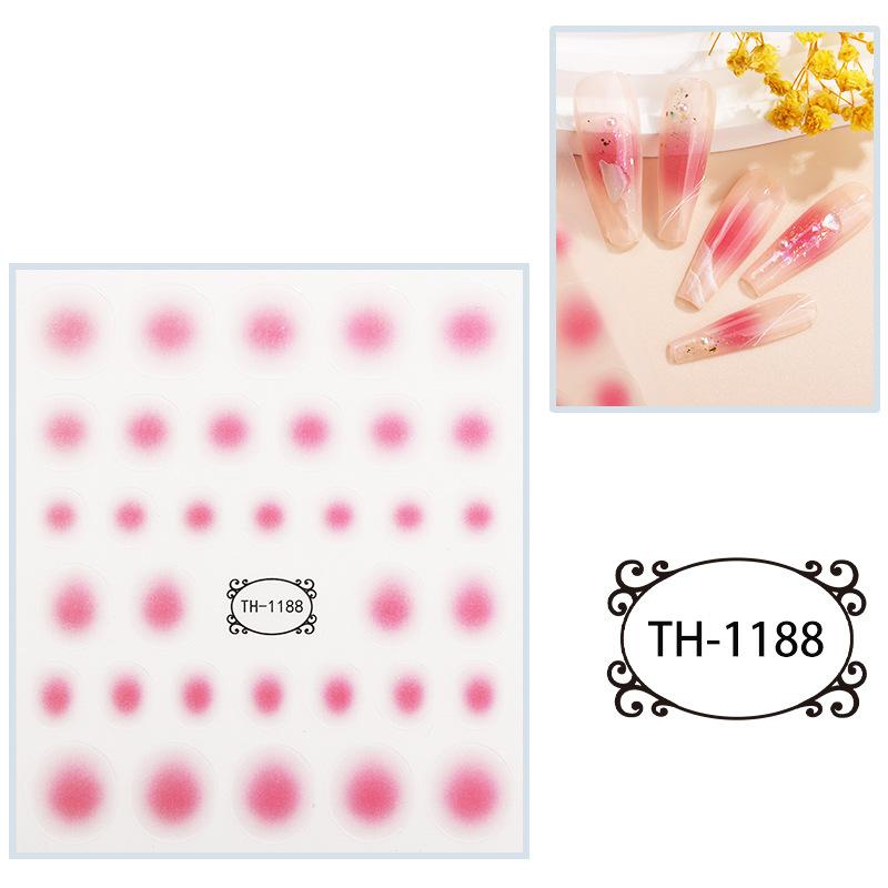 New Year Nail Art Stickers Bronzing Year of the Dragon Chinese Style Mahjong Cartoon Nail Stickers Decoration