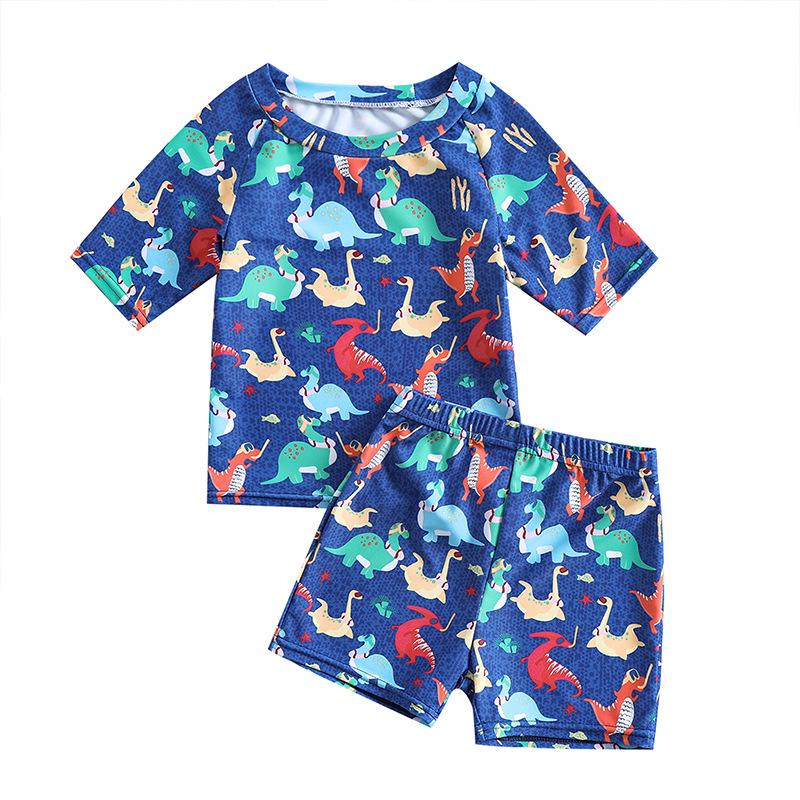 Dinosaurier-Print Badehose Strandset für Kleinkinder