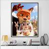 Disney Diamond Painting Judy  Nick Wedding Selfie Cartoon Movie Cross Stitch Embroidery Handmade Gift Home Decoration